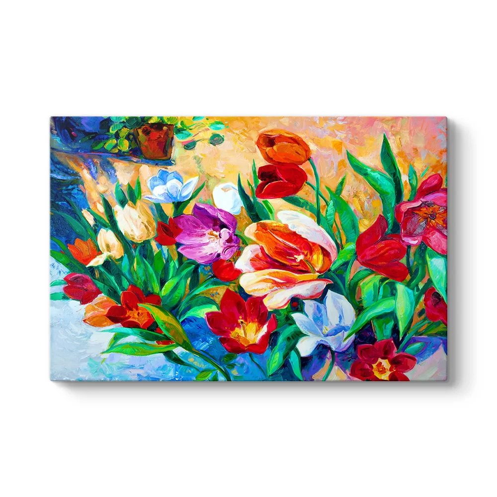Flowers Art Tablosu - Model 1